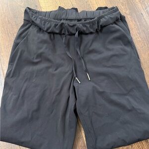 Lululemon Black athletic joggers - black